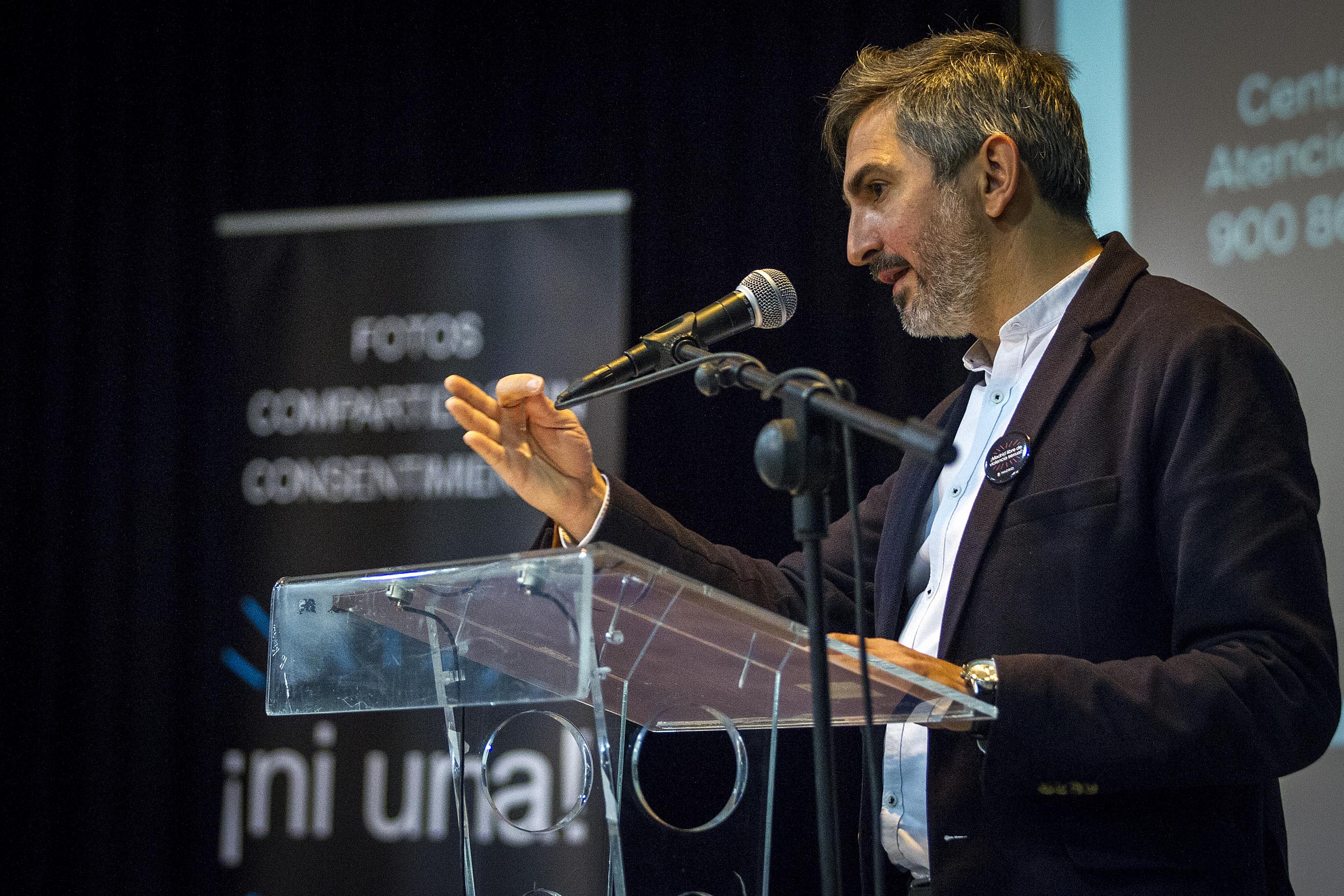 Pepe Aniorte durante la presentación de la campaña